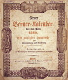 Berner Kalender Berner Kalender