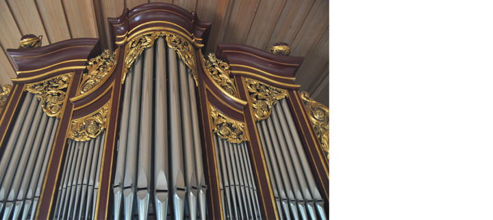 Orgel mit Barockprospekt Orgel mit Barockprospekt