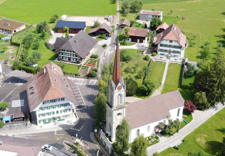 Luftaufnahme des Gotthelf Zentrums Luftaufnahme des Gotthelf Zentrums