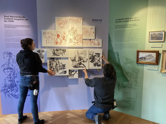 Vorbereitungsarbeiten Sonderausstellung Vorbereitungsarbeiten Sonderausstellung