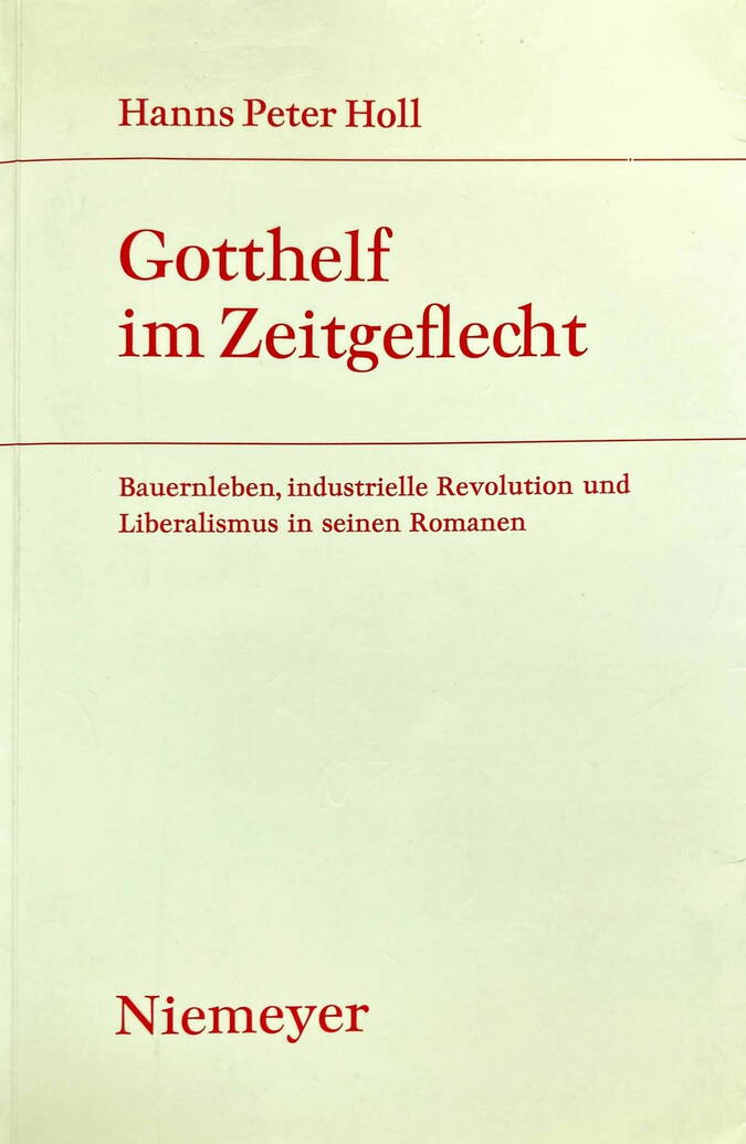 Jeremias Gotthelf: eine Einführung in seine Werke Jeremias Gotthelf: eine Einführung in seine Werke