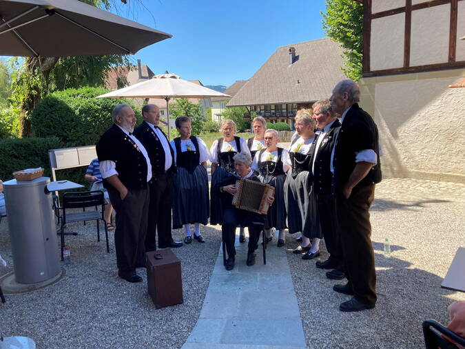 Fest für die Dorfbevölkerung: Das Gotthelf-Chörli Fest für die Dorfbevölkerung: Das Gotthelf-Chörli