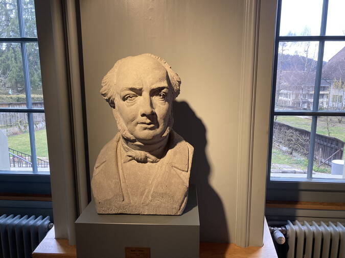 Jeremias Gotthelf als stiller Beobachter der Arbeiten. Jeremias Gotthelf als stiller Beobachter der Arbeiten.