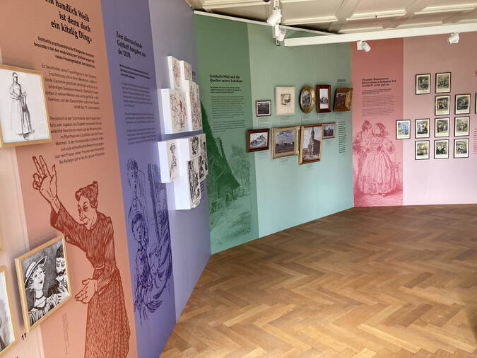 Beispiel aus dem Raum für Sonderausstellungen: Gotthelfs Welt - illustriert Beispiel aus dem Raum für Sonderausstellungen: Gotthelfs Welt - illustriert