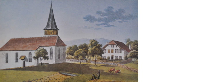 Aquatinta von Jakob Samuel Weibel Aquatinta von Jakob Samuel Weibel