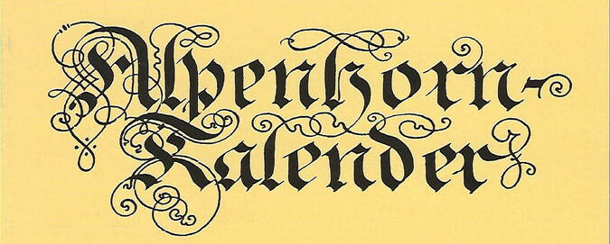Logo Alpenhorn Kalender