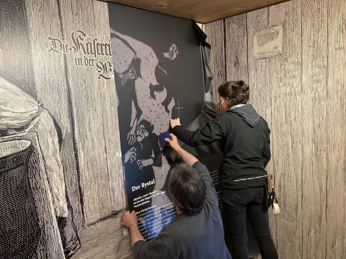 Vorbereitungsarbeiten Sonderausstellung Vorbereitungsarbeiten Sonderausstellung