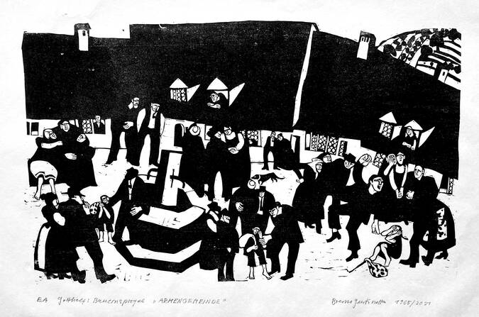 Bruno Gentinetta Motiv aus dem "Bauernspiegel" 2 Bruno Gentinetta Motiv aus dem "Bauernspiegel" 2