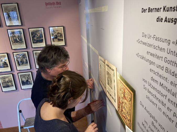 Vorbereitungsarbeiten Sonderausstellung Vorbereitungsarbeiten Sonderausstellung