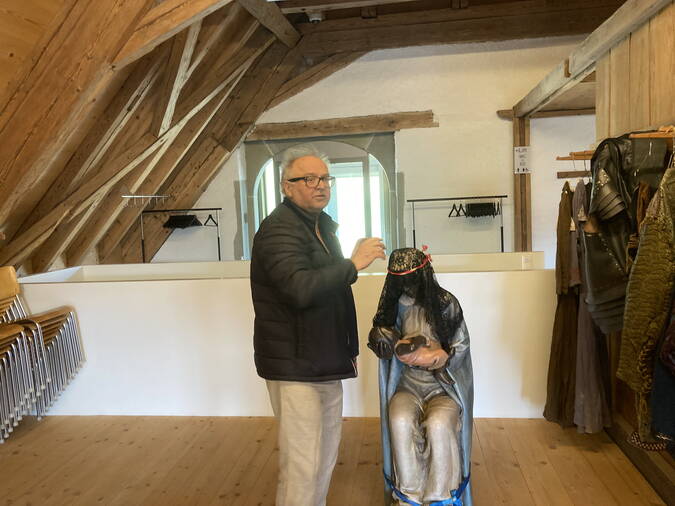 Markus Fischer und seine "Madonna" Markus Fischer und seine "Madonna"