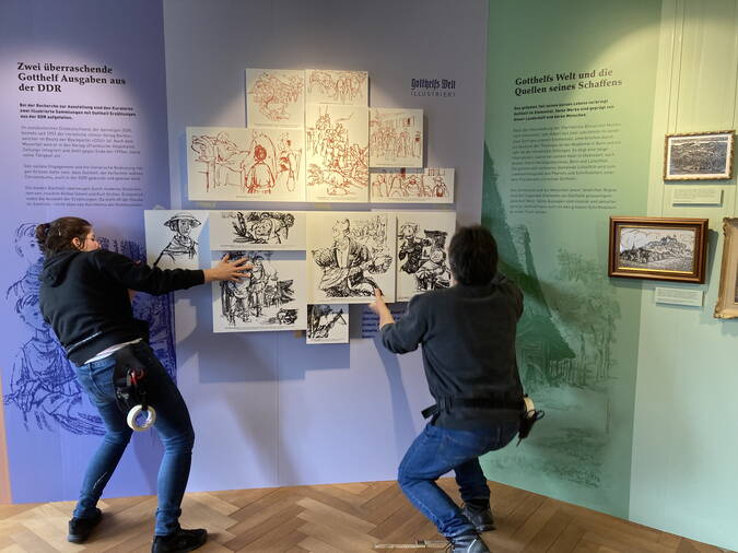 Vorbereitungsarbeiten Sonderausstellung Vorbereitungsarbeiten Sonderausstellung