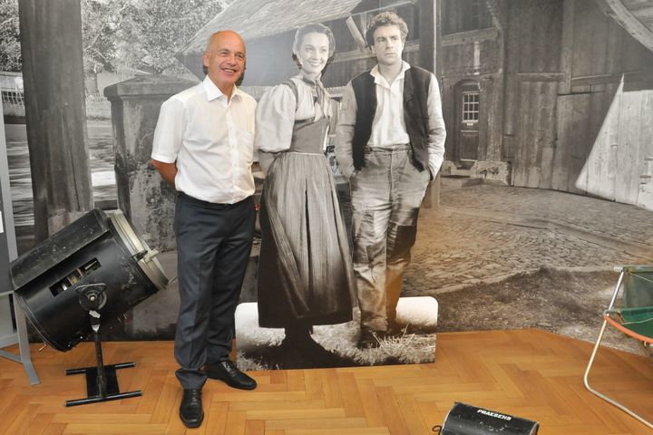 Bundesrat Ueli Maurer trifft Uli den Knecht Bundesrat Ueli Maurer trifft Uli den Knecht