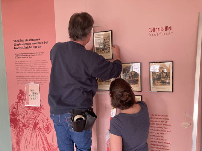 Vorbereitungsarbeiten Sonderausstellung Vorbereitungsarbeiten Sonderausstellung