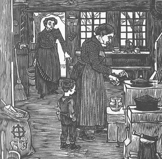 Anne Bäbi in der Küche