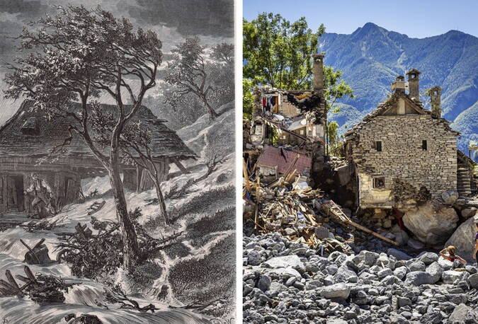 "Wassernot im Emmental 1837 und Wassernot 2024 "Wassernot im Emmental 1837 und Wassernot 2024