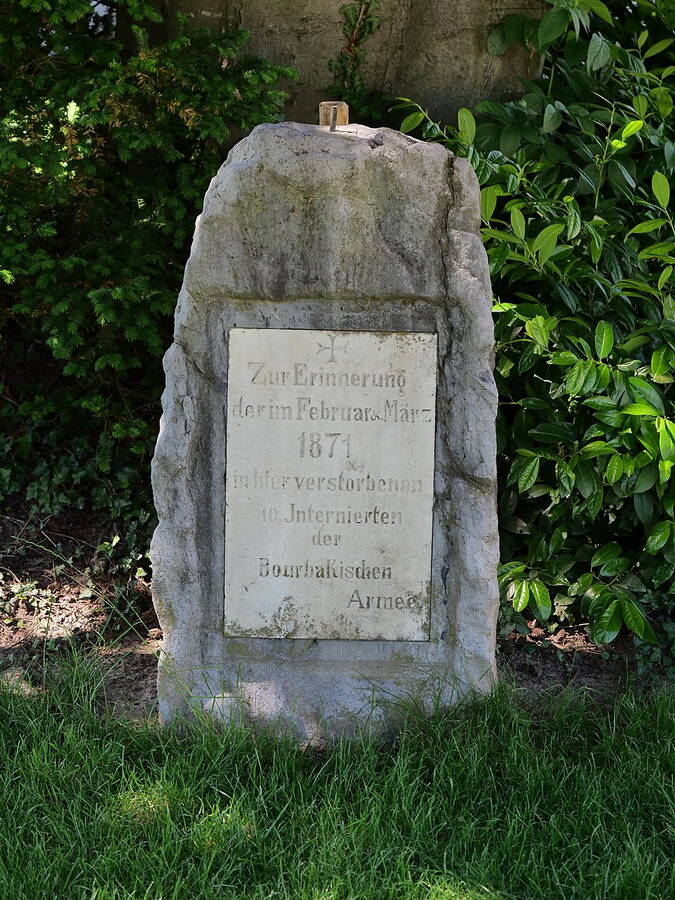 Bourbaki Gedenkstein in Weinfelden Bourbaki Gedenkstein in Weinfelden