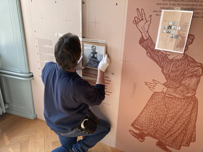 Vorbereitungsarbeiten Sonderausstellung Vorbereitungsarbeiten Sonderausstellung