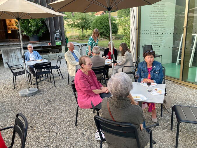 Spezialführung zur Sonderausstellung: Abschluss mit einem feinen Apéro im lauschigen Höfli an einem warmen Sommerabend Spezialführung zur Sonderausstellung: Abschluss mit einem feinen Apéro im lauschigen Höfli an einem warmen Sommerabend