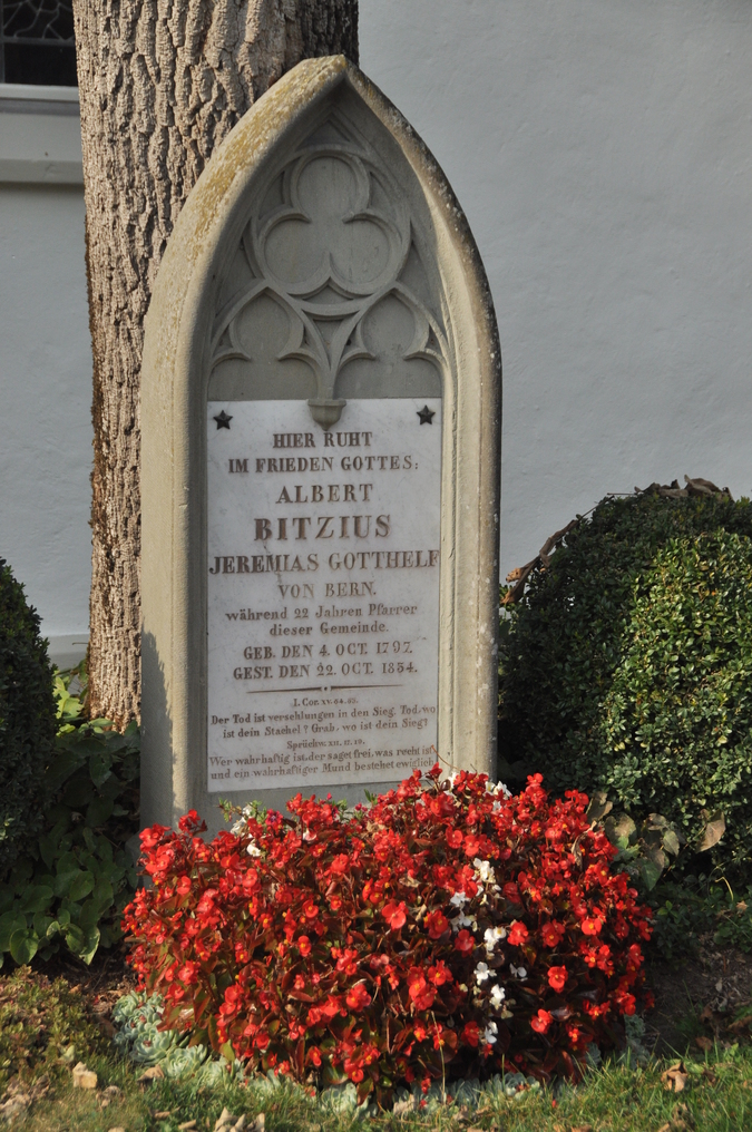 Grabstein von Albert Bitzius Grabstein von Albert Bitzius